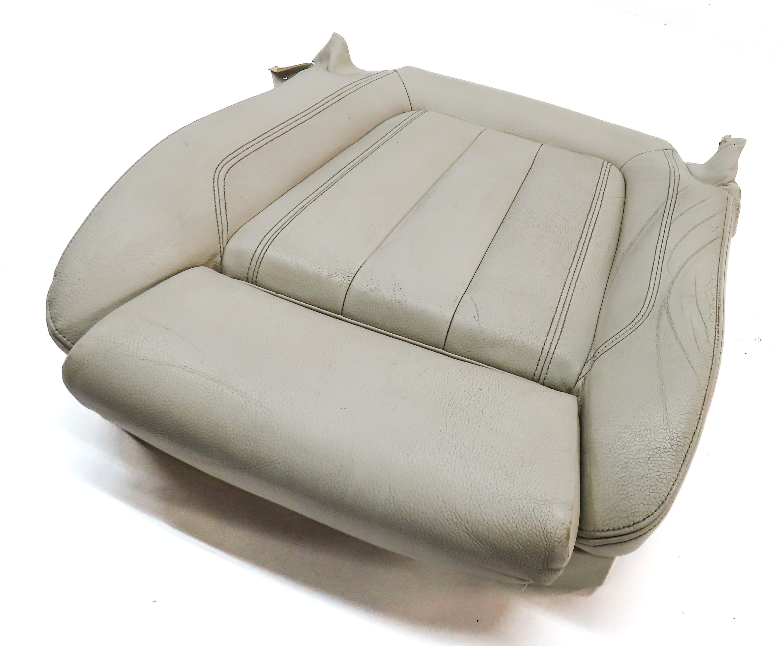 15 BMW X5 F15 FRONT LEFT LOWER MEMORY COMFORT HEATED SEAT CUSHION (Ivory White) — exact item pictured